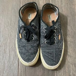 Vans Vault Black and Cream Sneakers for Men